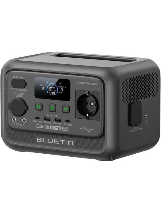 Компактна зарядна станція BLUETTI Elite 30 V2 288Wh 600 W до 3000 цикл