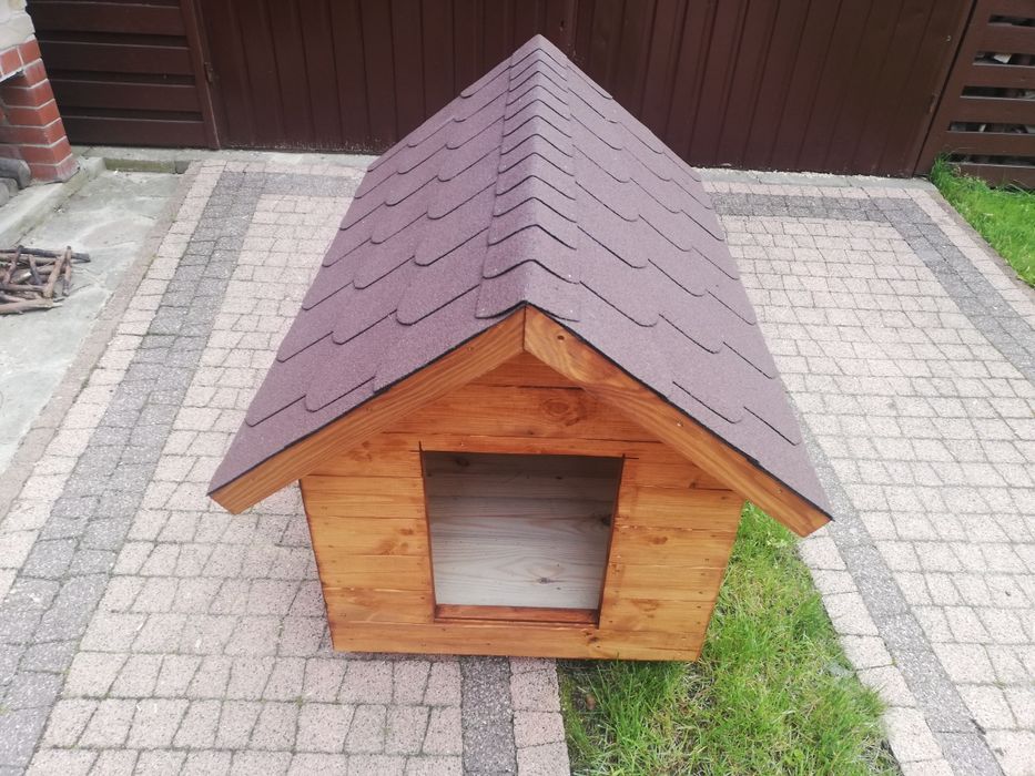 Mega duża ocieplona solidna buda legowisko 110x90 dla psa