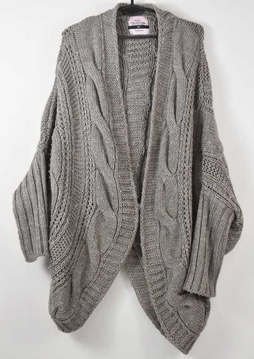 Bershka pleciony sweter oversize
