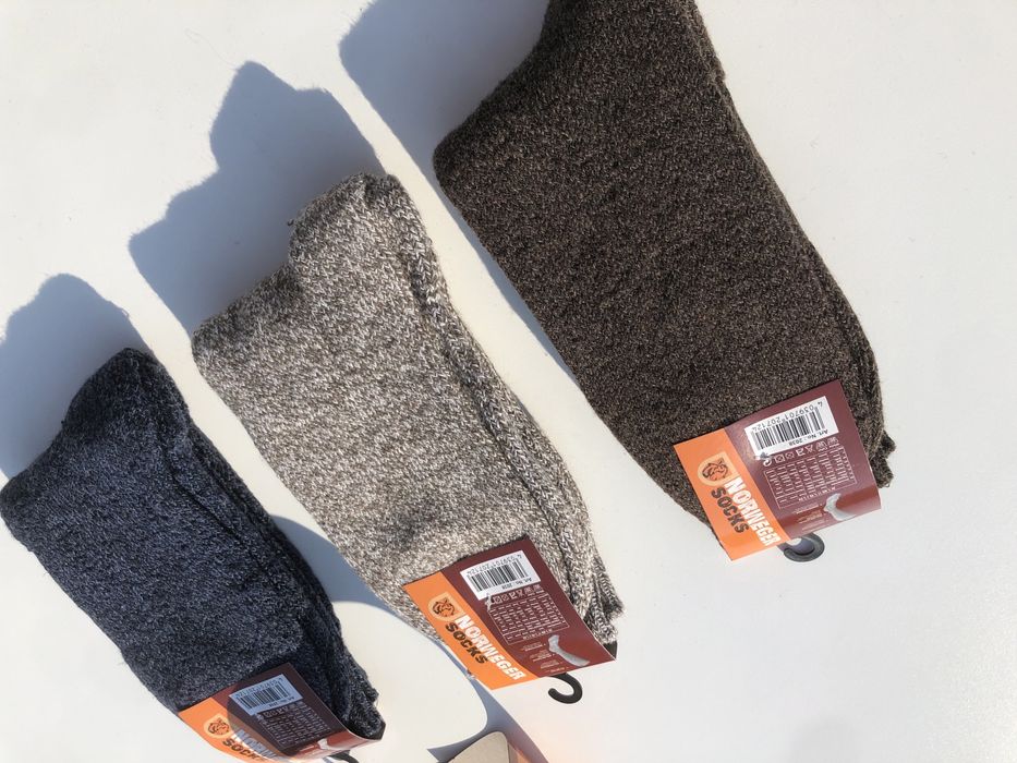 Skarpety Norweger Ciepłe r.39-42 Męskie Skarpety na narty zimę 3 pary