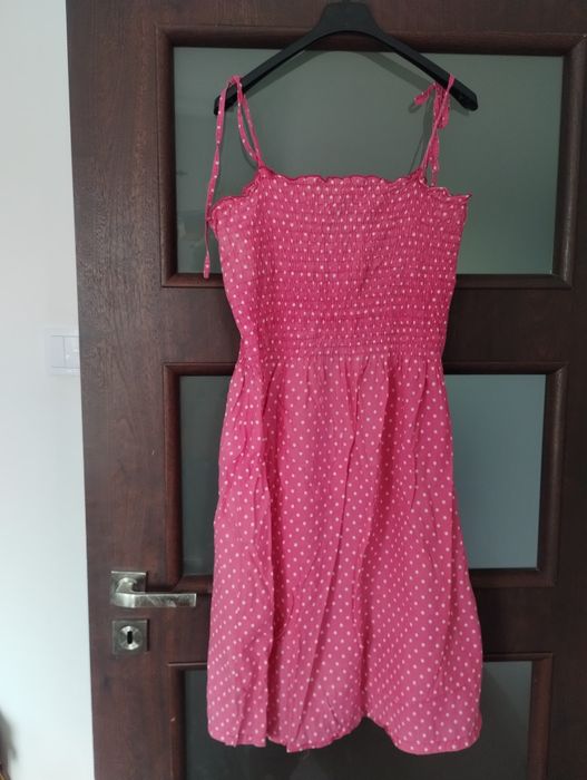 Sukienka letnia w kropki groszki polka dot dots M