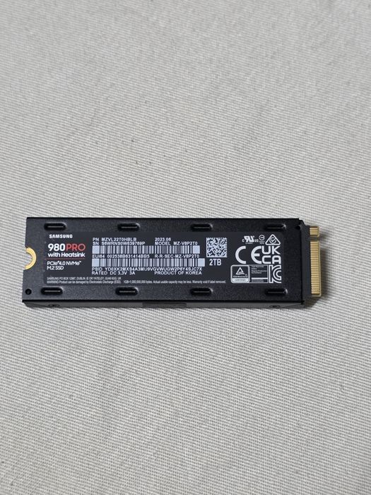 Ssd 2tb samsung 980 pro com dissipador