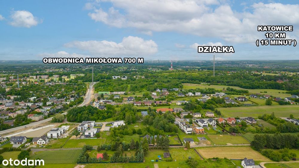 Widokowa działka budowlana w spokojnej okolicy – Gniotek