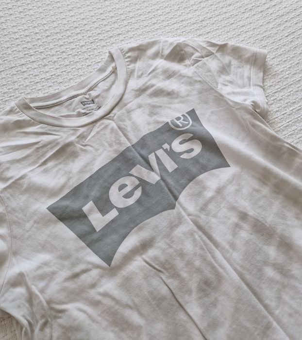 Tshirt Levis S logo tye dye bawełna basic