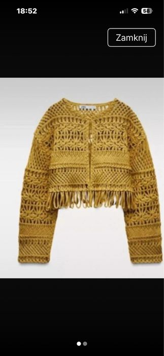 ZARA krótka narzutka M