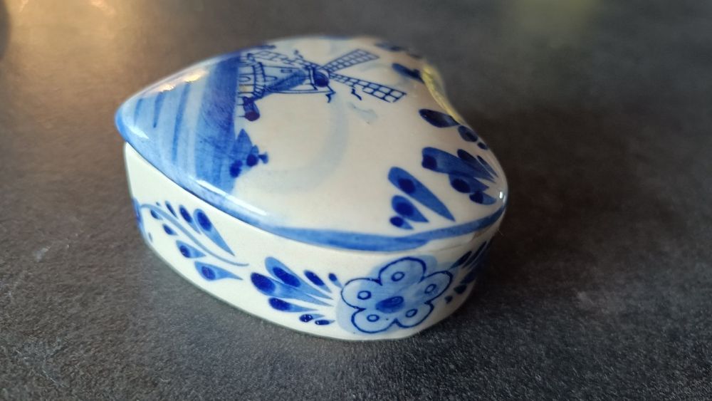 Porcelana pudełko szkatułka na biżuterię