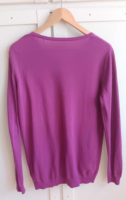 Sweter damski purpurowy L