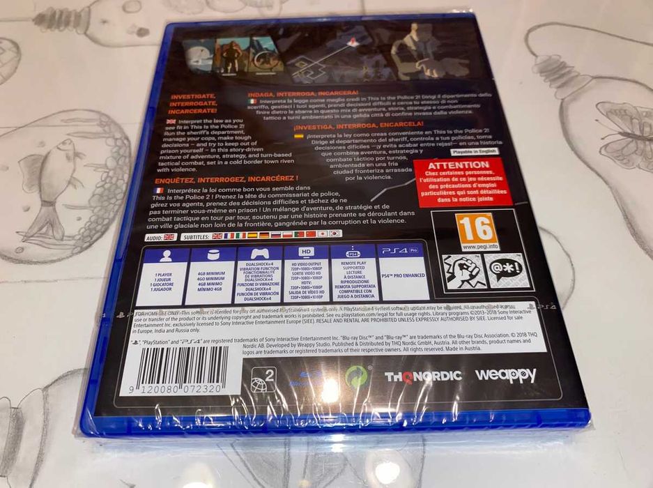 This Is The Police Ps4 polska wersja nowa folia