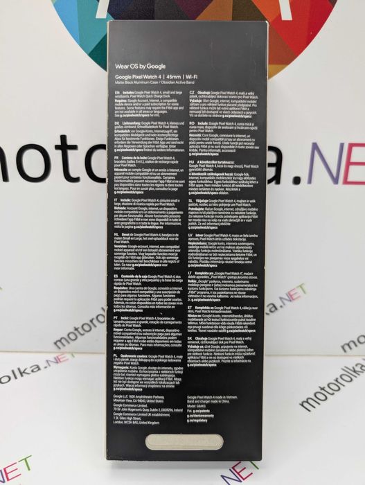 Google Pixel Watch 4 45mm Matte Black Wi-Fi Motorolkanet