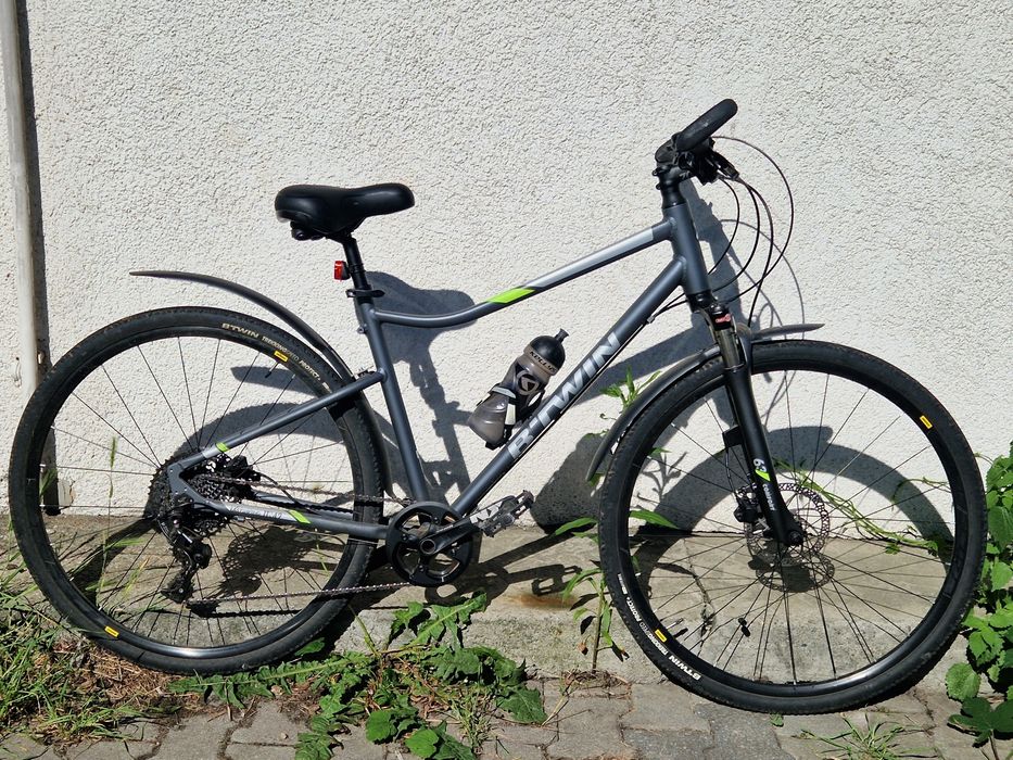 Rower Trekkingowy Cross B-Twin Riverside 920 Suntour NCX AIR Sram Nx L 700C 1x11