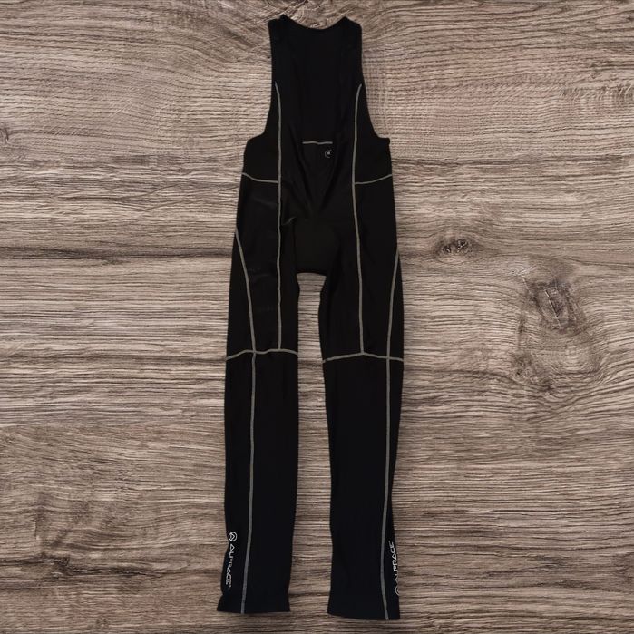 Spodnie na szelkach termoaktywne kolarskie sportowe treking rower