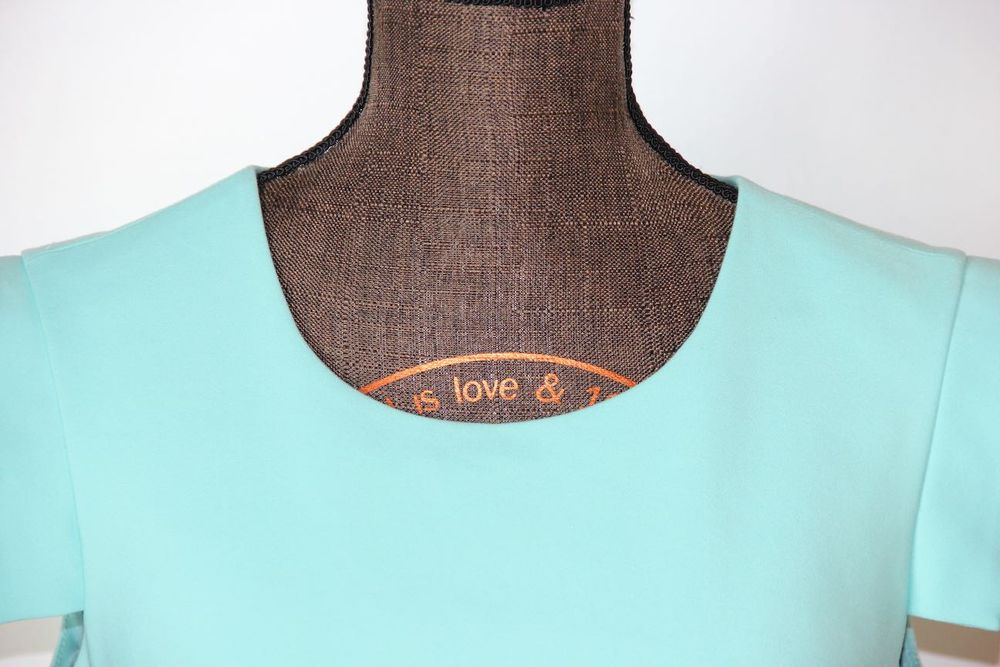 SIMPLE miętowa niebieska koszula bluzka 34 XS 36 S