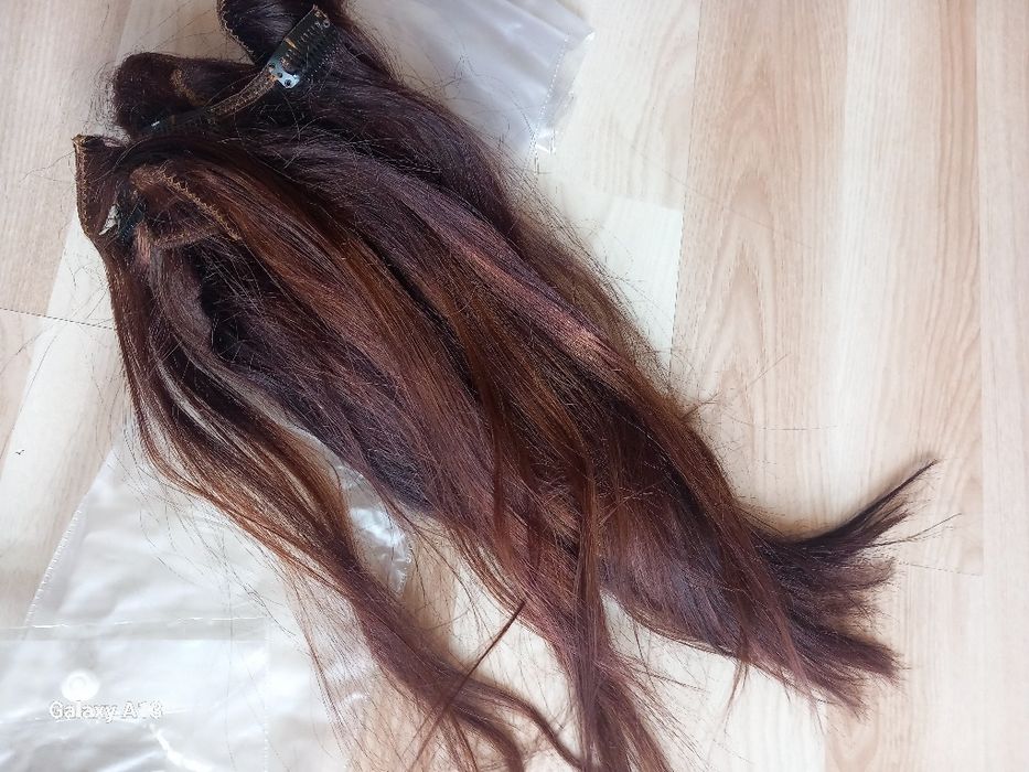 Wlosy clip in 100% naturalne