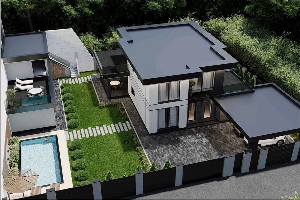 Будинок в КМ 210 м2 біля лісу басейн 2 будинок сауна 80 м с. Ходосівка