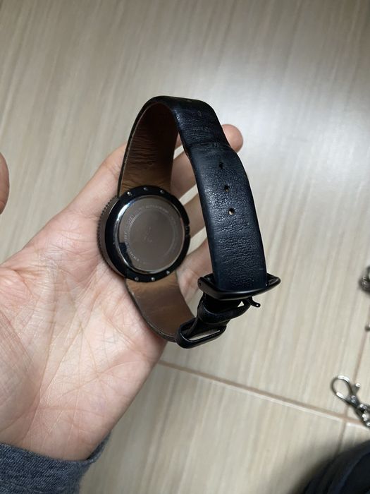 годинник Dakota Meteorite з чорним шкіряним ремінцем