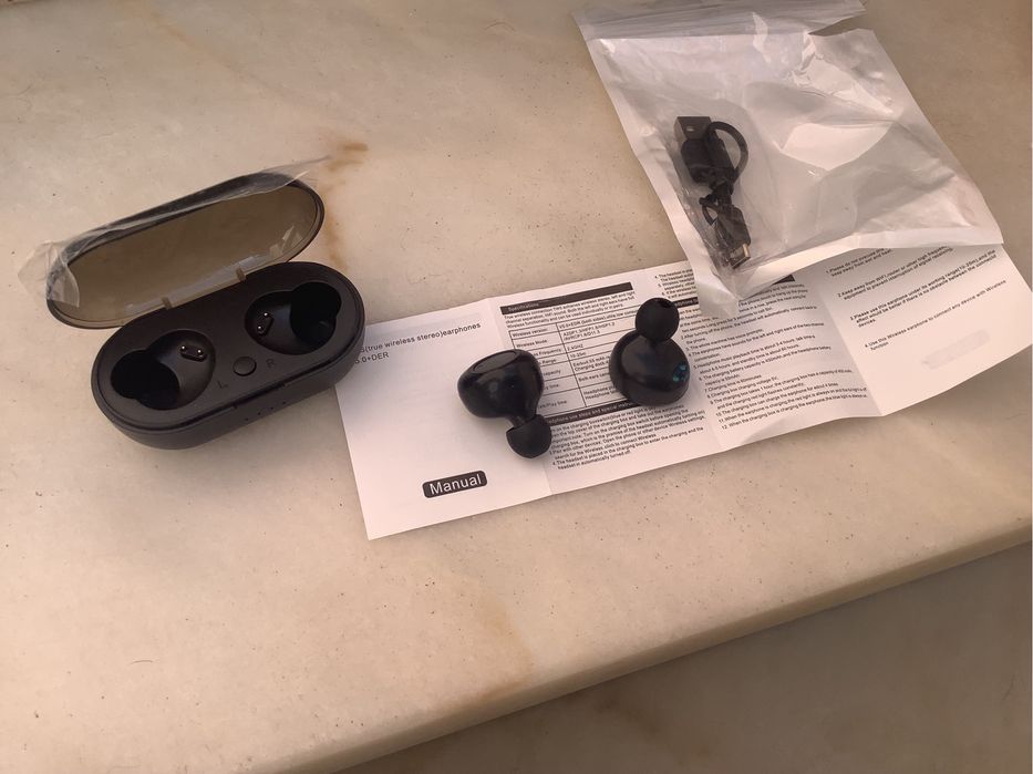 Wireless Earbuds Identical to Xiaomi AirDots Bluetooth, New, Black64553337927554121
