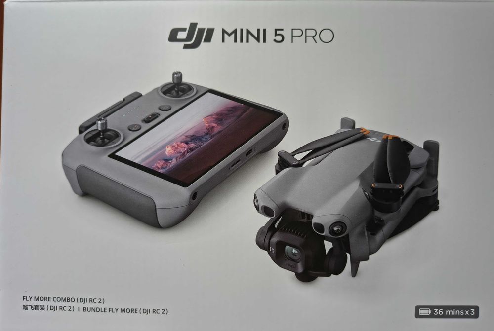 DJI Mini 5 Pro Fly More Combo – Excelente estado + Serviço de substituição até 25/09/2027