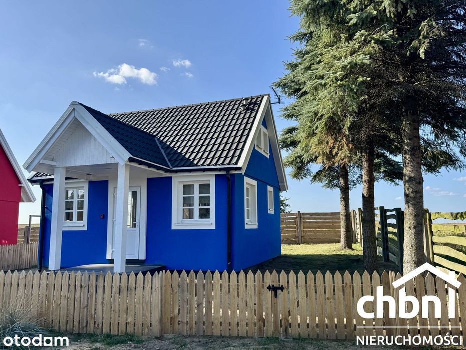 Niebieski Dom z ogrodem i tarasem | 3 pokoje | 259 000 zł