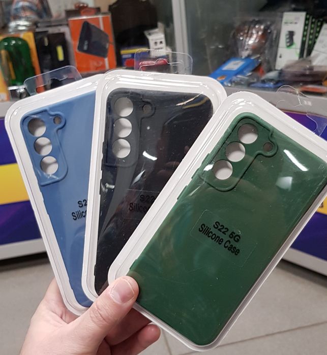 Силикон кейс Чехол Бампер Накладка Самсунг Samsung S22 + plus 5G