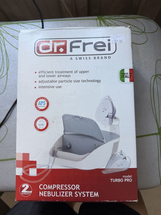 Інгалятор (небулайзер) Dr.Frei Turbo Pro +