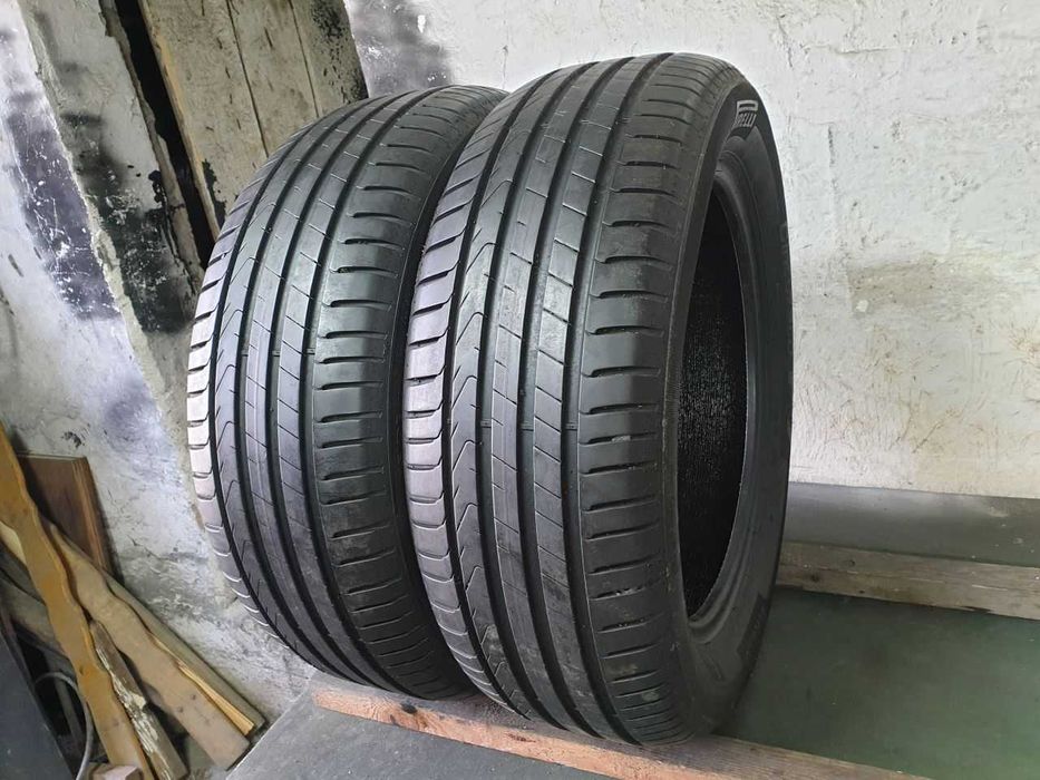 Dwie Opony letnie 215/55R17 6,4mm Pirelli Cinturato P7