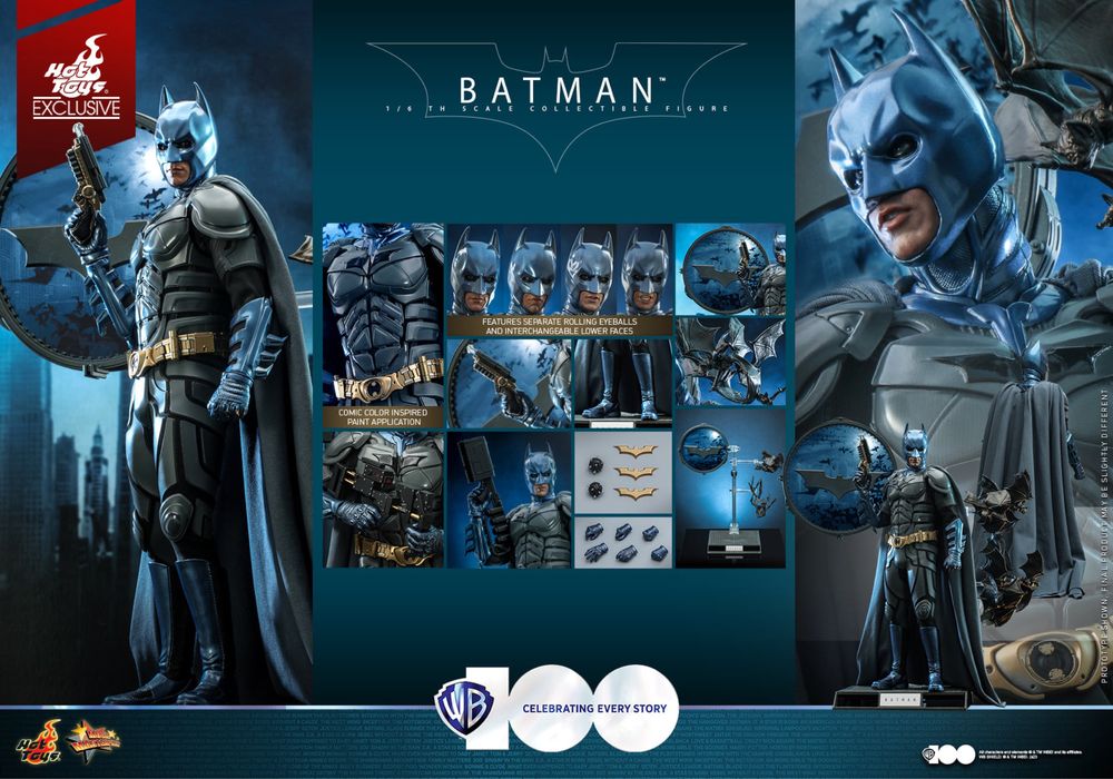 Фигурка 1/6 hot toys mms 697 WB 100 – BATMAN exclusive