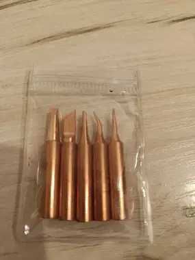 Groty do lutownicy miedziane  5 szt.   6.2 - 4 mm