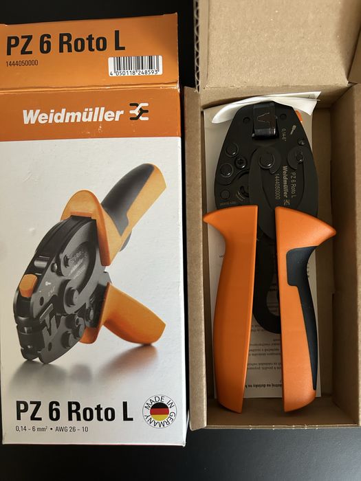 Zaciskarka Praska do tulejek Weidmuller PZ 6 ROTO L