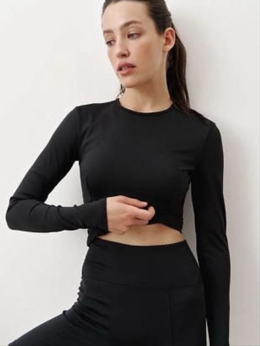 Кофта укорочена кроп топ zara