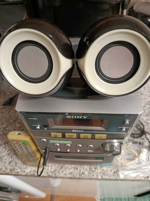 Aparelhagem de som sony