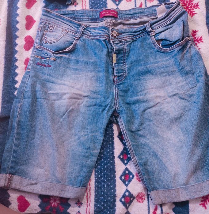 Шорти джинсові жіночі  32р. полубатал- батал