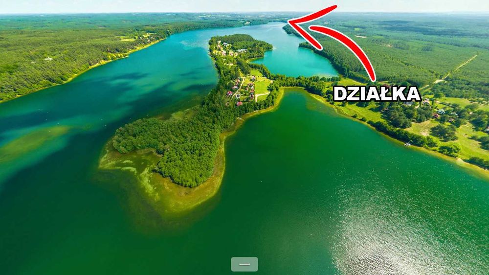 Działka rekreacyjno/budowlana nad jeziorem Mausz – Sulęczyno | 150 m do plaży