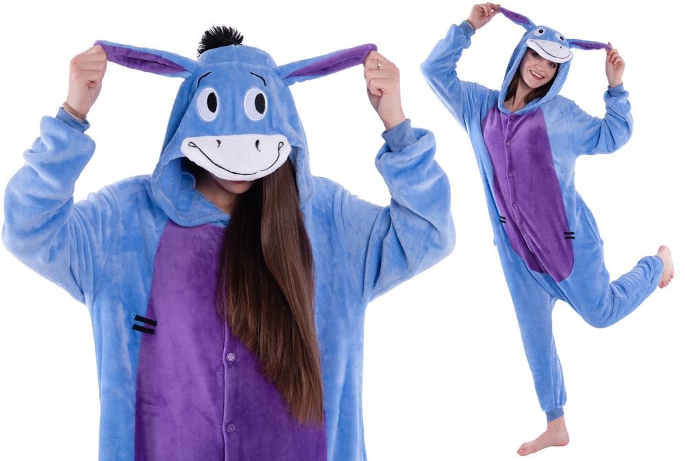 Piżama Kigurumi Kombinezon Przebranie Osiołek L 165-174 cm