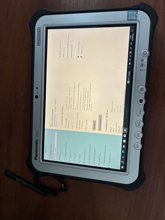 Захищений планшет Panasonic Toughpad FZ-G1 / i5-7300U / 8GB RAM / Windows 10 Pro