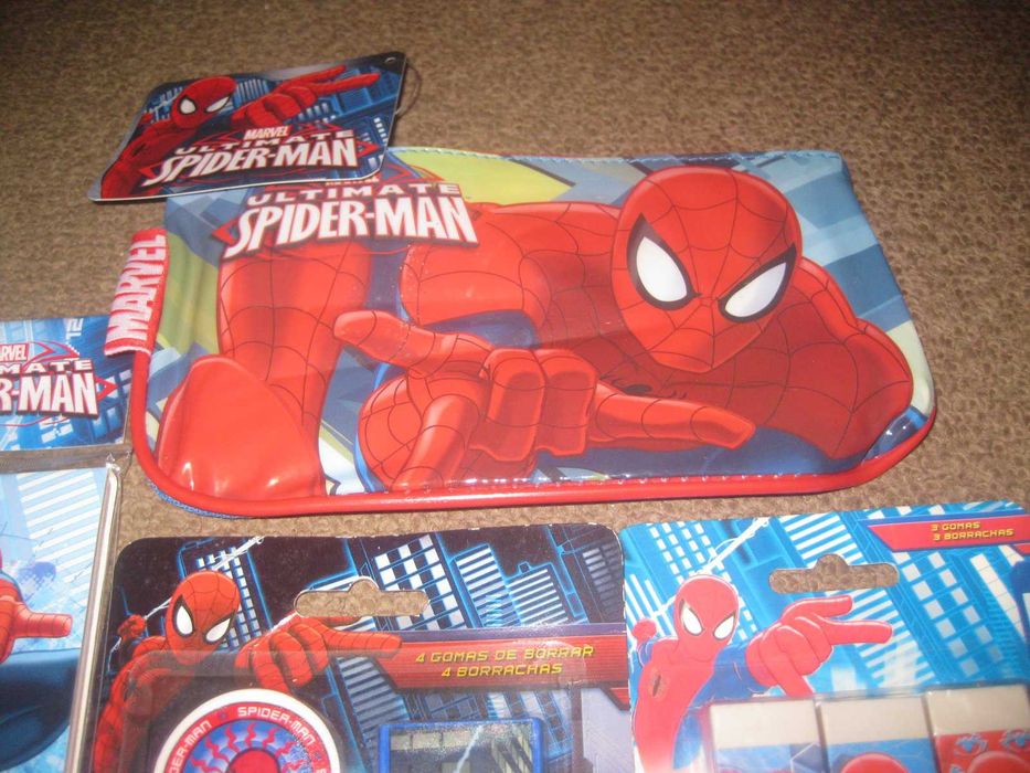 Pack Escolar "Homem Aranha" Novos e Embalados!