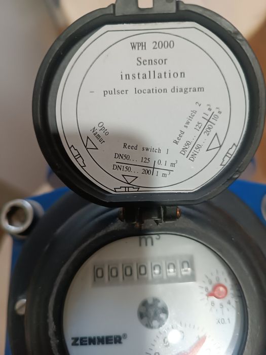 Водомер счётчик для воды zenner dn 50