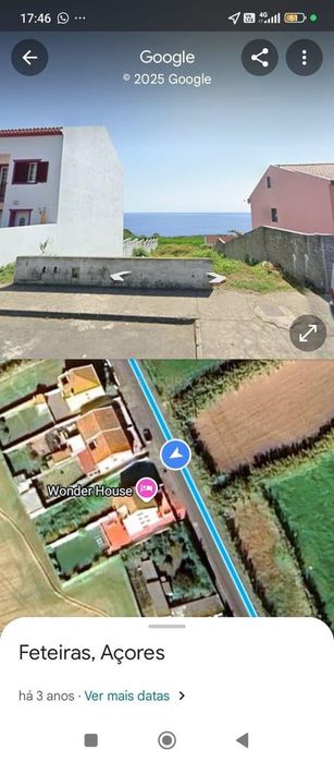 Lote com Vista Mar Feteiras