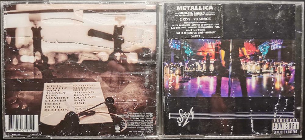 CD Metallica - S&M po zalaniu