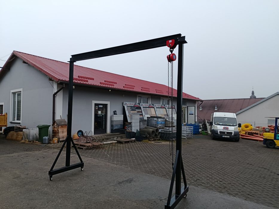 suwnica bramowa jezdna , wyciągarka ręczna, wózek jezdny