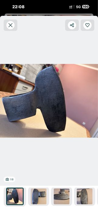 Dla Pana Krzysztoferc 2 duże  stare topory  kuty vintage oldschool