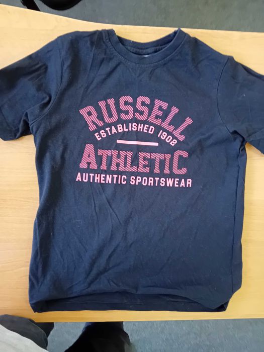 3  Koszulki: Fila i Russell Athletic 4f chlopiece 140 10y