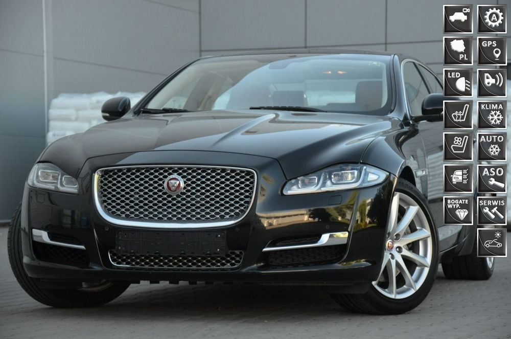 Jaguar XJ 3.0D 300KM Lift Serwis Full LED Kamera Dociągi Wentyle Panorama