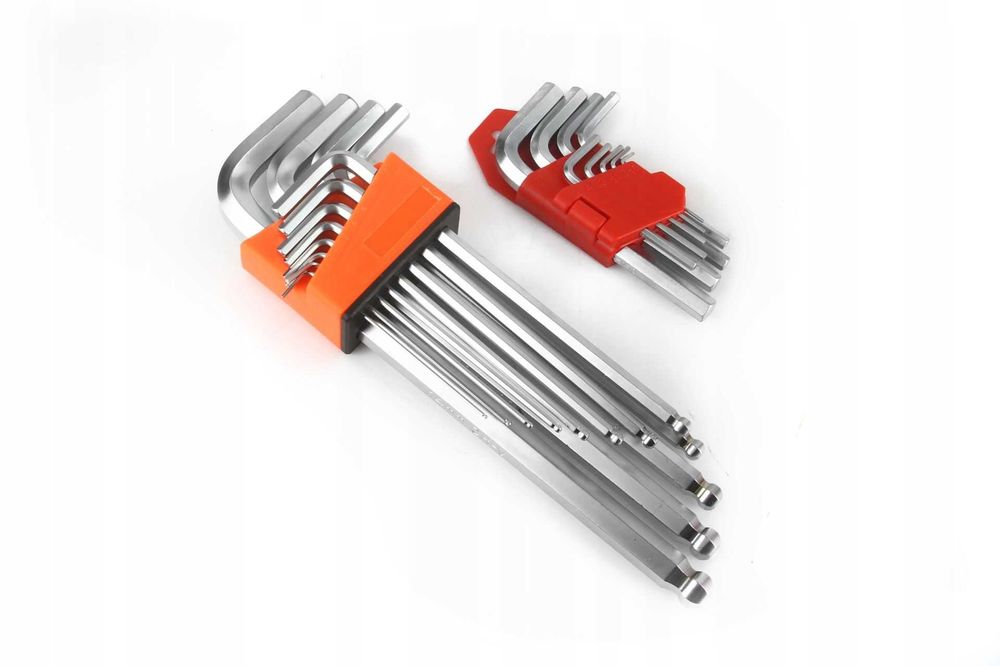 Klucze imbusowe 1.5-14mm 12 sztuk Długie Klucz imbus Zestaw Mocne