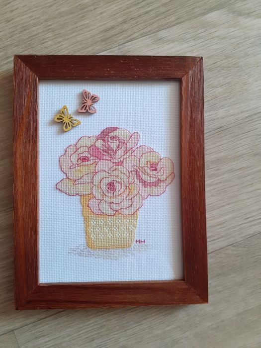 Вышитая картина. Вышивка.