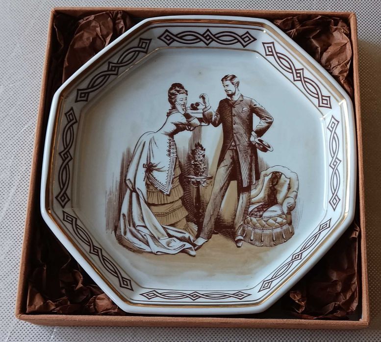 Prato decorativo porcelana TLP