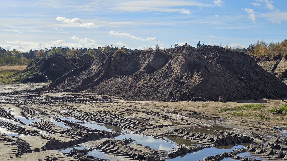 Ziemia ogrodowa pod trawnik  podniesienie terenu