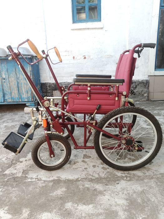 Инвалидное кресло коляска з ручным приводом дорожная ДККС 2-12 Новая