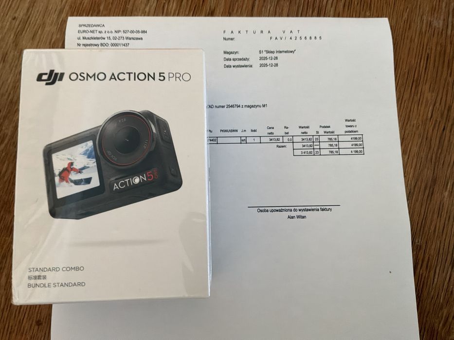Nowa kamera DJI Osmo Action 5 Pro Standard Combo