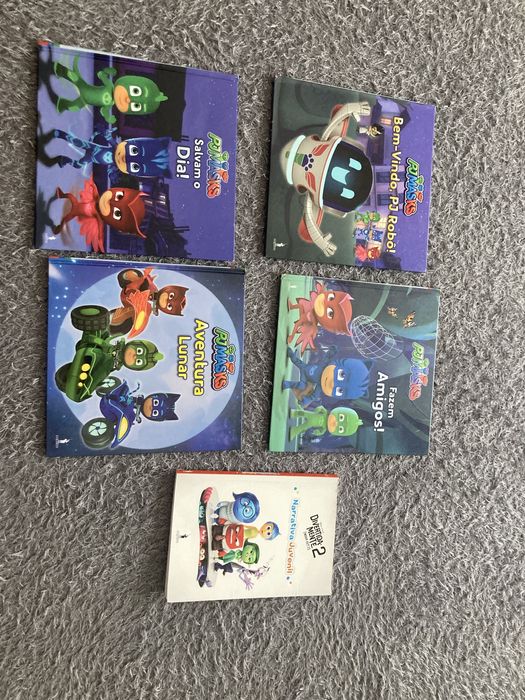 Leitura infantil pj masks e divertidamente