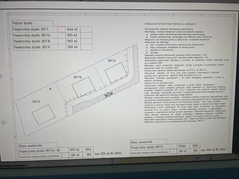 Działki Budowlane Jeziorany 11-320 ul.Parchimowicza